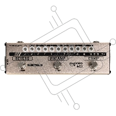 Напольная компактная гитарная педаль Dapper Acoustic Mini Valeton [MES-4] мульти-эффектов для акустической гитары, тюнер, премап с эквалайзером, симулятор кабинета, compressor и reverb эффекты