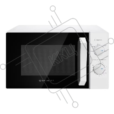 Микроволновая печь MAUNFELD MFSMO720MW02 белый, 20 л, 700 Вт, переключатели - поворотный механизм