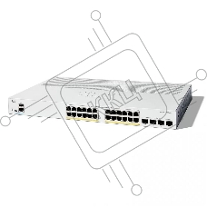 Коммутатор Cisco Catalyst C1200-24P-4X, 24×1 Гбит/с + 4×10 Гбит/с SFP+