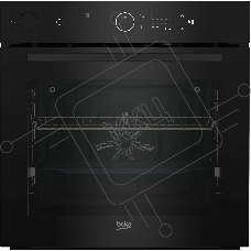 Духовой шкаф Beko BCBIS17400KSBS (7739182958) 72 л, A+, черный