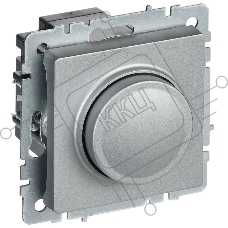 Светорегулятор поворотно-нажимной IEK BRITE СС10-1-0-БрА (BR-D20-0600-K47) 600 Вт алюминий