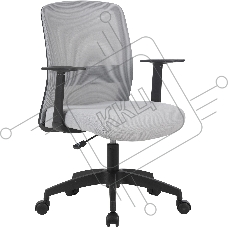 Кресло компьютерное Cactus CS-MC333-GY серый, сиденье серый, сетка/ткань, низк.спин. крестов. пластик, пластик черный Кресло компьютерное Cactus CS-MC333-GY серый, сиденье серый, сетка/ткань, низк.спин. крестов. пластик, пластик черный