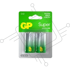 Алкалиновые батарейки GP Super Alkaline G-Tech 14А типоразмера C - 2 шт. на блистере (2 шт.)