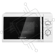 Микроволновая печь HOME HMM207СW белый, 20 л, 700 Вт, переключатели - поворотный механизм