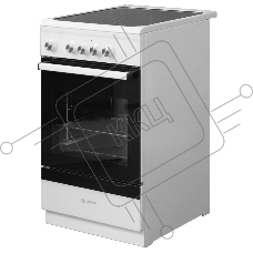 Плита электрическая De Luxe 506004.14ES белый, конфорок 4 шт, духовка 54 л, 50 см x 87 см x 60 см