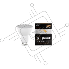 Лампа светодиодная Gauss Led MR16 GU10-dim 5Вт 3000К диммируемая 101506105-D