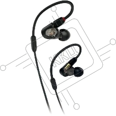 Проводные наушники Audio-Technica ATH-E50 черный, вкладыши