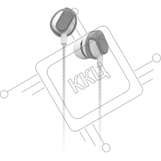 Универсальная гарнитура Smartbuy LOCKZ, микрофон, кнопка принятия вызова, белая/сер (SBH-018)/50