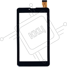 Сенсорное стекло (тачскрин) Kingvina PG601, черное