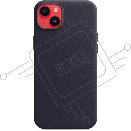 Чехол (клип-кейс) Apple для Apple iPhone 14 Plus Leather Case with MagSafe темно-фиолетовый (MPPC3FE/A)