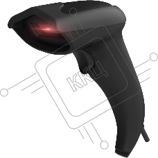 Сканер штрих-кодов ручной DELI ES211 1D, проводной, USB