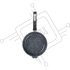 Сковорода Гранит Star Induction Pro 026803И 26 см, съем. ручка