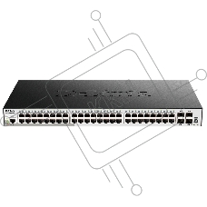 Коммутатор D-Link DGS-1510-52X/A2A, 48×1 Гбит/с + 4×10 Гбит/с SFP+, управляемый