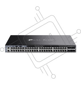 Стекируемый управляемый коммутатор TP-Link SG6654X 3 го уровня Omada с 48 гигабитными портами и 6 портами SFP+