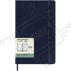 Еженедельник Moleskine CLASSIC SOFT WKNT Large 130х210мм 144стр. мягкая обложка синий сапфир