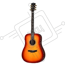 Акустическая гитара Kepma B1-D-BS цвет Cherry Burst
