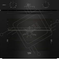 Духовой шкаф Beko BCBIS17300KSB (7768288336) 72 л, черный