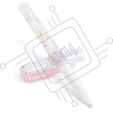 Ручка перьевая Deli Sakura A938, синие чернила, коробка с европодвесом, картридж 6шт