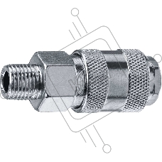 Переходник 1/4″M - рапид муфта ЗУБР Профессионал