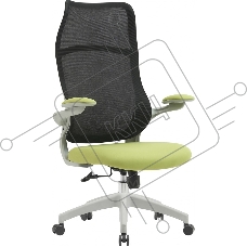 Кресло компьютерное Cactus CS-GMC505-GYGN черный, сиденье салатовый, сетка/ткань, крестов. пластик, пластик серый Кресло компьютерное Cactus CS-GMC505-GYGN черный, сиденье салатовый, сетка/ткань, крестов. пластик, пластик серый