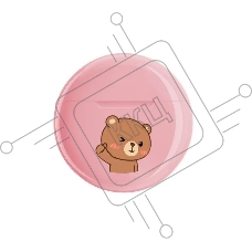 Гарнитура TWS ViBE ВТ 0100 розовый «Teddy»