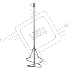 Миксер для строительных смесей Сибртех 120х600мм, хвостовик М14