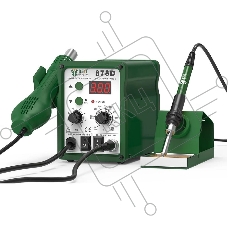 Паяльная станция BST-878D  2в1, LED-дисплей, 100-450С, 700Вт