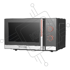 Микроволновая печь Willmark WMO-231MG серый, 23 л, 800 Вт, переключатели - поворотный механизм