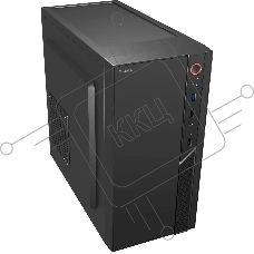 Компьютерный корпус Digma DCC-MN306 черный без БП mATX 1x80mm 1x92mm 2x120mm 2xUSB2.0 1xUSB3.0 audio