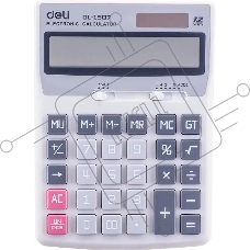 Калькулятор настольный Deli Core E1507 светло-серый 12-разр.