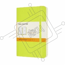 Блокнот Moleskine CLASSIC SOFT QP611C2 Pocket 90x140мм, 192 страниц, линейка, мягкая обложка, лайм