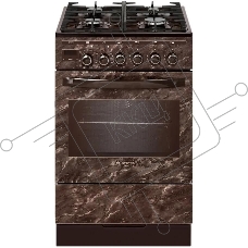 Плита комбинированная Gefest ПГЭ 5502-04 0054 коричневый, конфорок 4 шт, духовка 55 л, 50 см x 85 см x 58.5 см