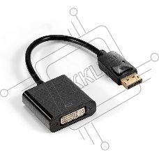 Кабель-переходник DisplayPort-DVI ExeGate EX-DPM-DVIF-0.1 (20M/19F, 0,1м) Кабель-переходник DisplayPort-DVI ExeGate EX-DPM-DVIF-0.1 (20M/19F, 0,1м)