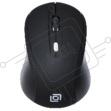 Мышь беспроводная Oklick 415MW черный, 1600 dpi, радиоканал, USB, кнопки - 4