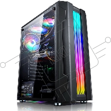 Корпус ALSEYE Auro 3.0-B Mini-ITX/Micro ATX/ATX, USB2.0*2+HD Audio+USB3.0*1, 