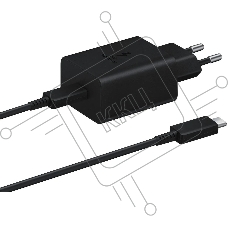 Сетевое зарядное устройство Samsung EP-T4510 Adapter 45W с кабелем USB Type-C черный