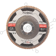 Круг лепестковый торцевой Patriot EXPERT 115мм*22,23мм*P60 цирконий