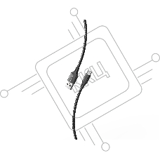 Кабель Smartbuy S14 MicroUSB черный, 3 А, 1 м