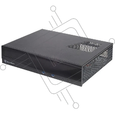 Компьютерный корпус Slim HTPC Silverstone Milo ML03B <Black, mATX, USB3.0, Audio, без БП>