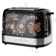 Тостер GARLYN Flower Grace TR-500 - черный