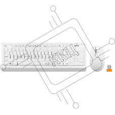 Комплект клавиатура + мышь A4Tech Fstyler FG1012 клав:белый мышь:белый USB беспроводная Multimedia