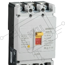 Выключатель автоматический IEK ВА66-31, 3P, 125А, 20кА, GENERICA