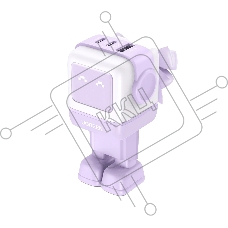 Сетевое зарядное устройство Nexode Robot 65Вт 2xUSB-C, 1xUSB-A, GaN, Purple