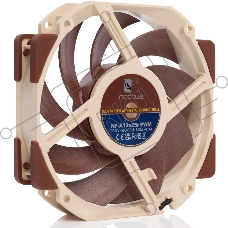 Вентилятор корпусной Noctua NF-A12x25r PWM, 120x25 мм, 0-2000 об/мин, 22.6 дБ, 4-pin PWM, 102.1 м³/ч, 2.34 мм H₂O, подшипник SSO2, бежево-коричневый