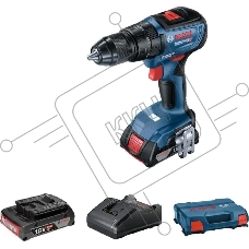 Дрель-шуруповерт Bosch GSB 18V-50 + L Аккумуляторная, Кейс
