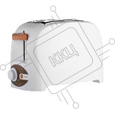 Тостер Centek CT-1420 (белый) 750 Вт, 7 уровней мощности, теплоизолированный корпус, функция отмены