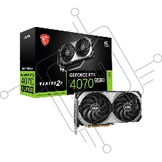 Видеокарта MSI RTX4070 SUPER 12G VENTUS 2X OC NV RTX4070 Super 12Gb PCI-E4.0 192bit GDDR6X 2610/21