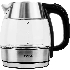 Чайник Centek CT-0018, 1.2л, 1600Вт, стекло, серебристый