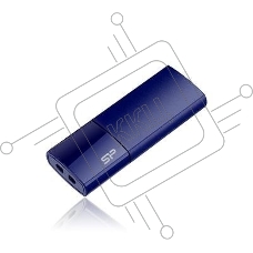Флешка USB 8 Gb, Silicon Power Ultima U05, USB 2.0, R/W, синий