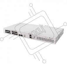 Коммутатор MikroTik CRS418-8P-8G-2S+RM, 17×1 Гбит/с (8×PoE) + 2×10 Гбит/с SFP+, управляемый